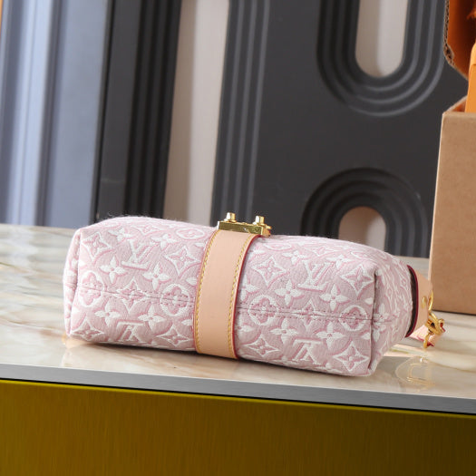 Denim Pochette Mia -Pink