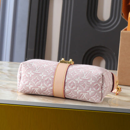 Denim Pochette Mia -Pink