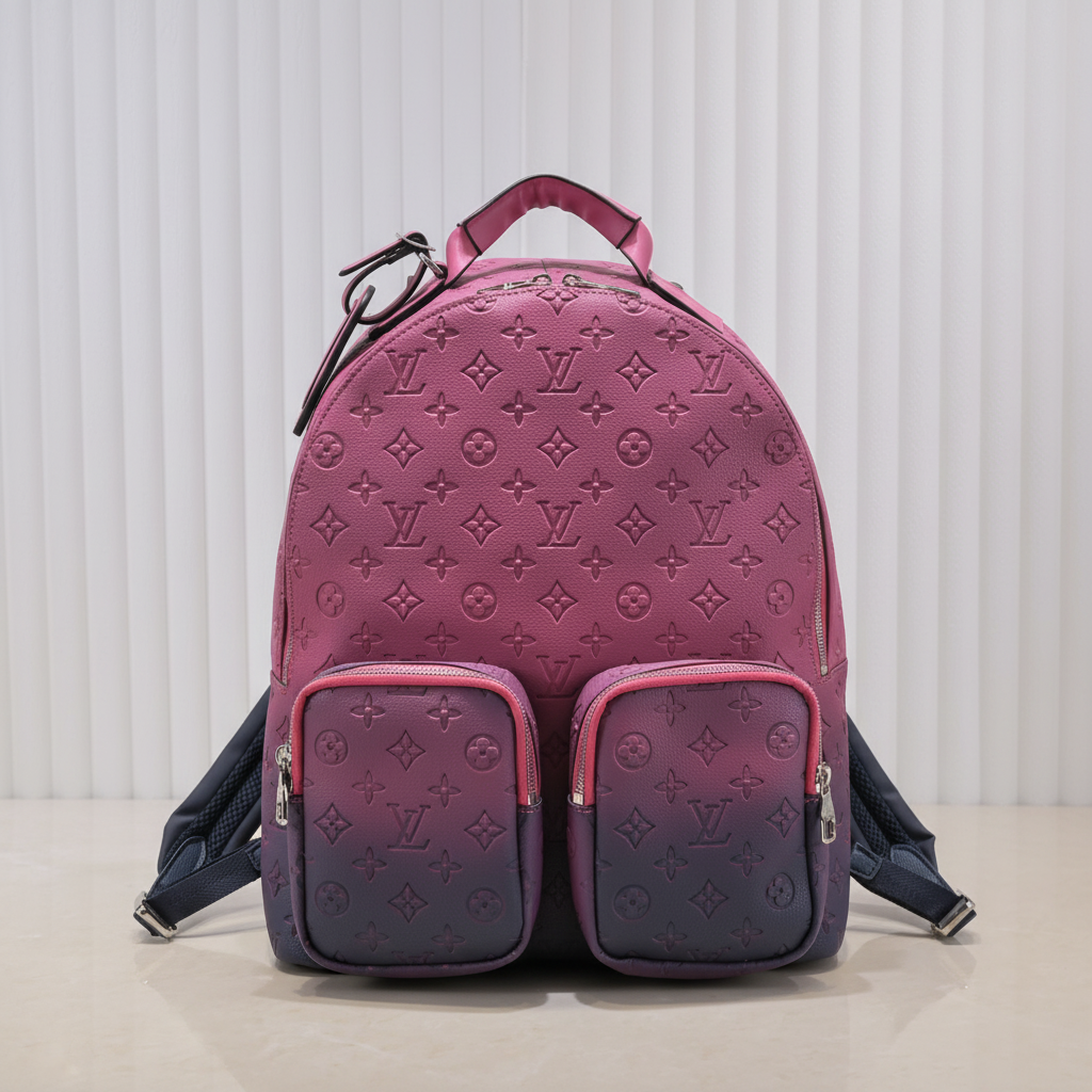 LV Virgil Backpack- Blue Pink