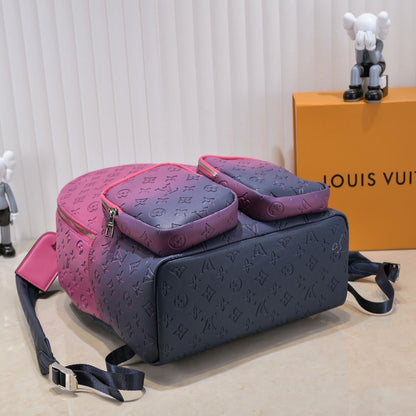 LV Virgil Backpack- Blue Pink