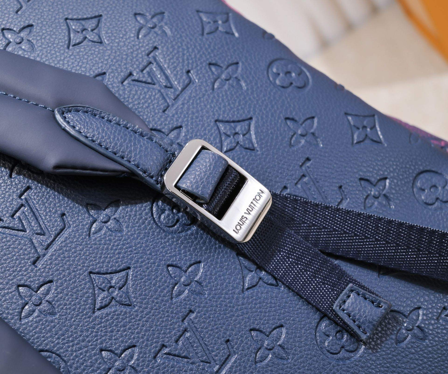 LV Virgil Backpack- Blue Pink