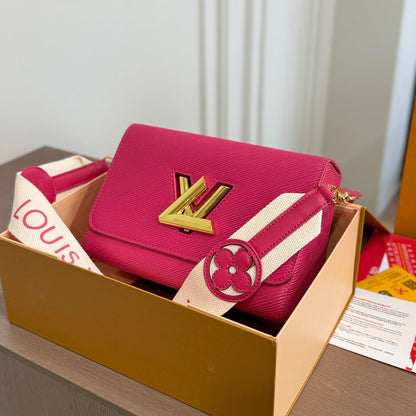 Epi Leather Twist - Rose Pink