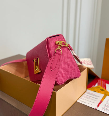 Epi Leather Twist - Rose Pink