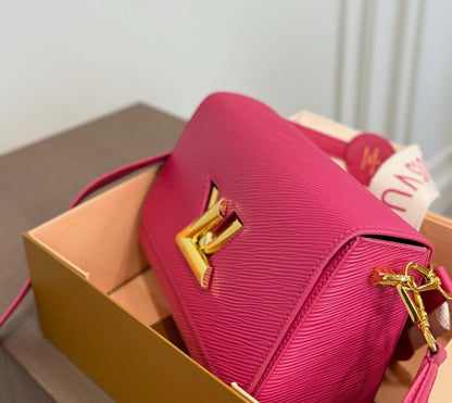 Epi Leather Twist - Rose Pink