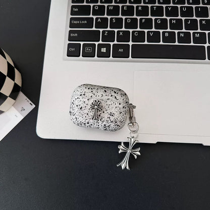 CR Heart Speckled AirPod Case