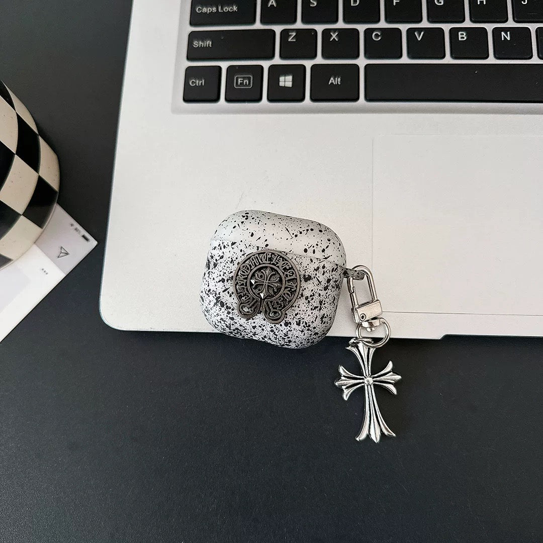 CR Heart Speckled AirPod Case