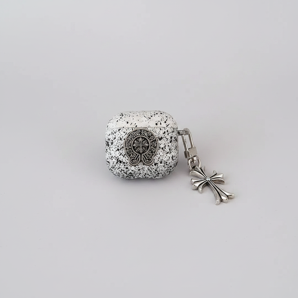 CR Heart Speckled AirPod Case