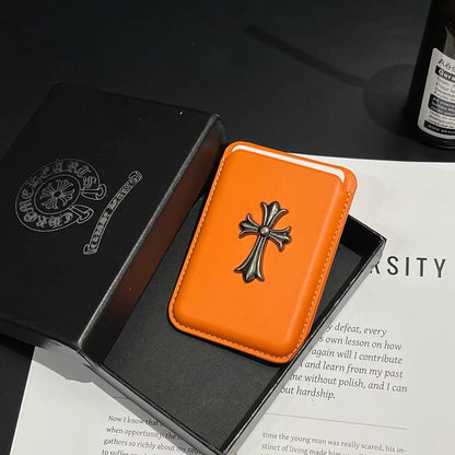 CH Heart MagSafe Metal Logo Card Holder