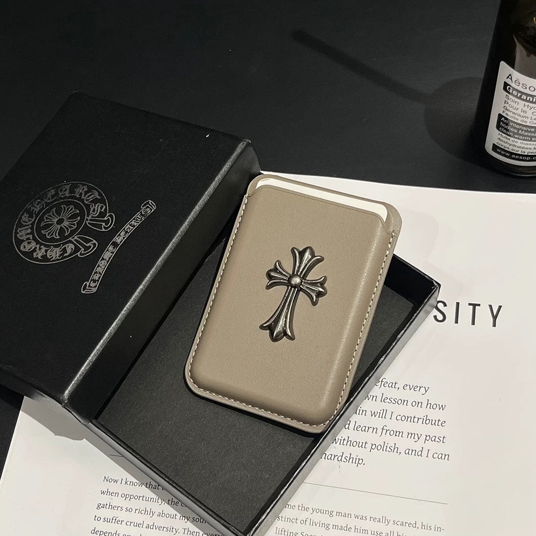 CH Heart MagSafe Metal Logo Card Holder