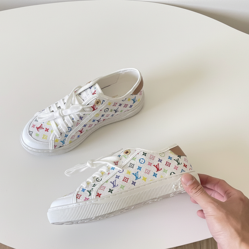 Multicolor Canvas Lagoon Sneaker