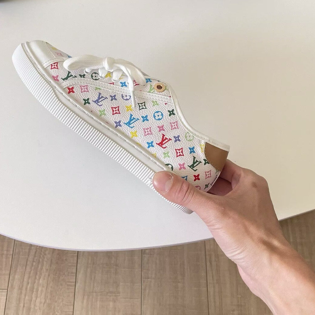 Multicolor Canvas Lagoon Sneaker