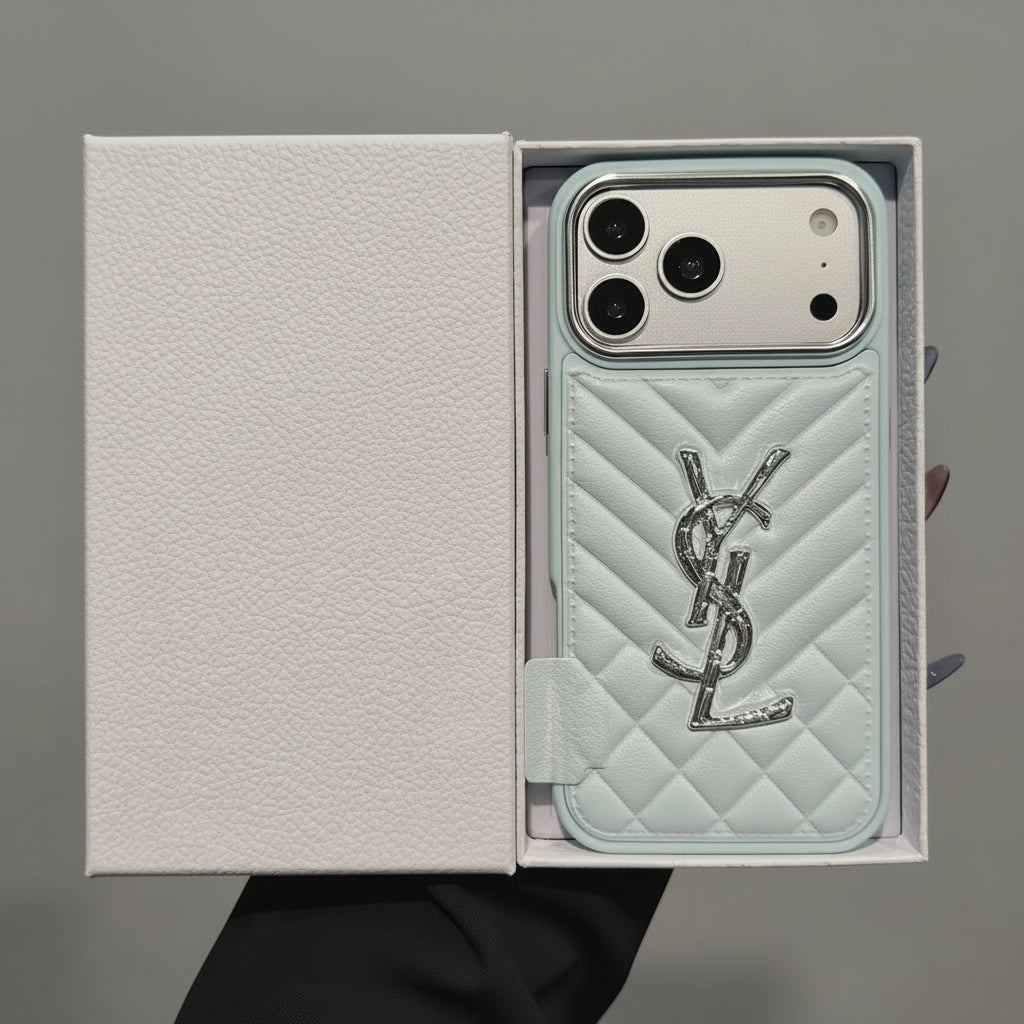 Luxury Saint iPhone Case - Blue
