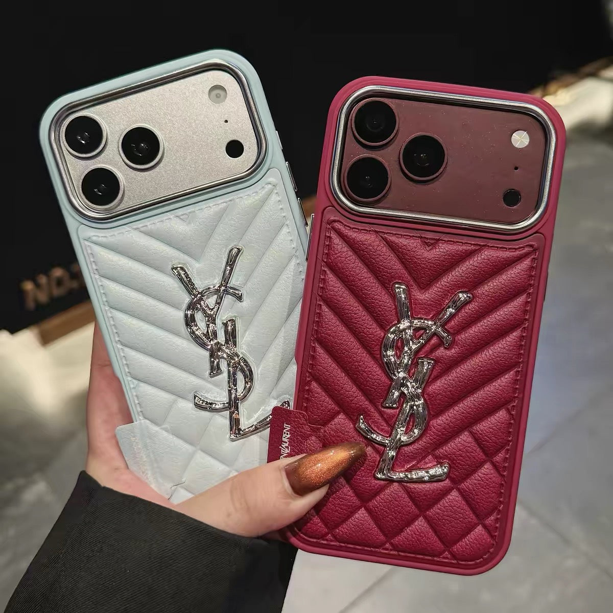 Luxury Saint iPhone Case - Blue