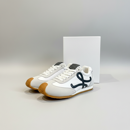 Ballerina Runner Sneaker Black/White