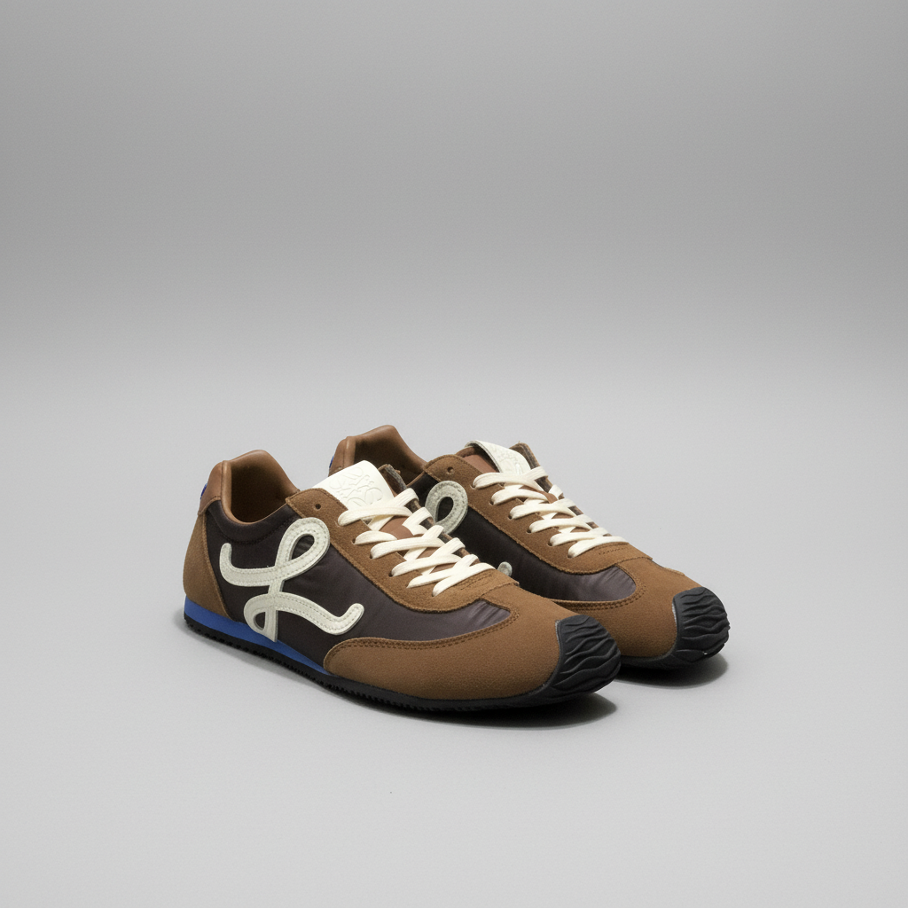 Ballerina Runner Sneaker Brown
