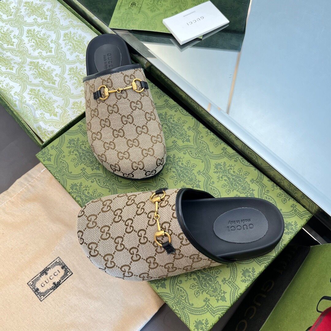 Supreme Canvas Mules -Black Trim