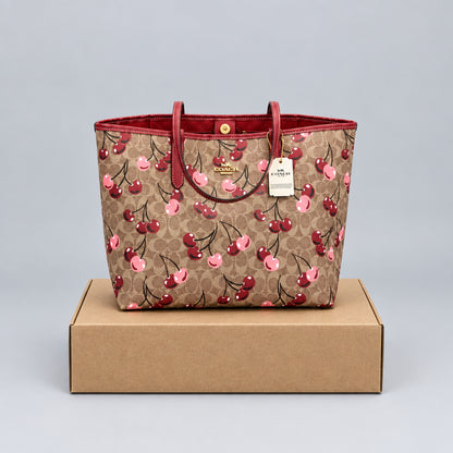 Canvas Cherry Tote