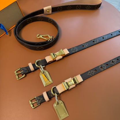 Luxury Pet Collar Leash Set