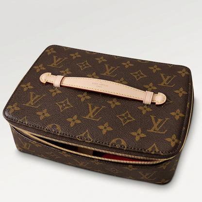 Luxury Monogram Soft Jewelry Case