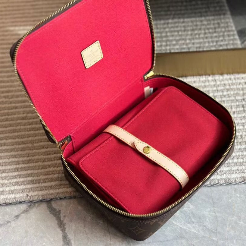 Luxury Monogram Soft Jewelry Case