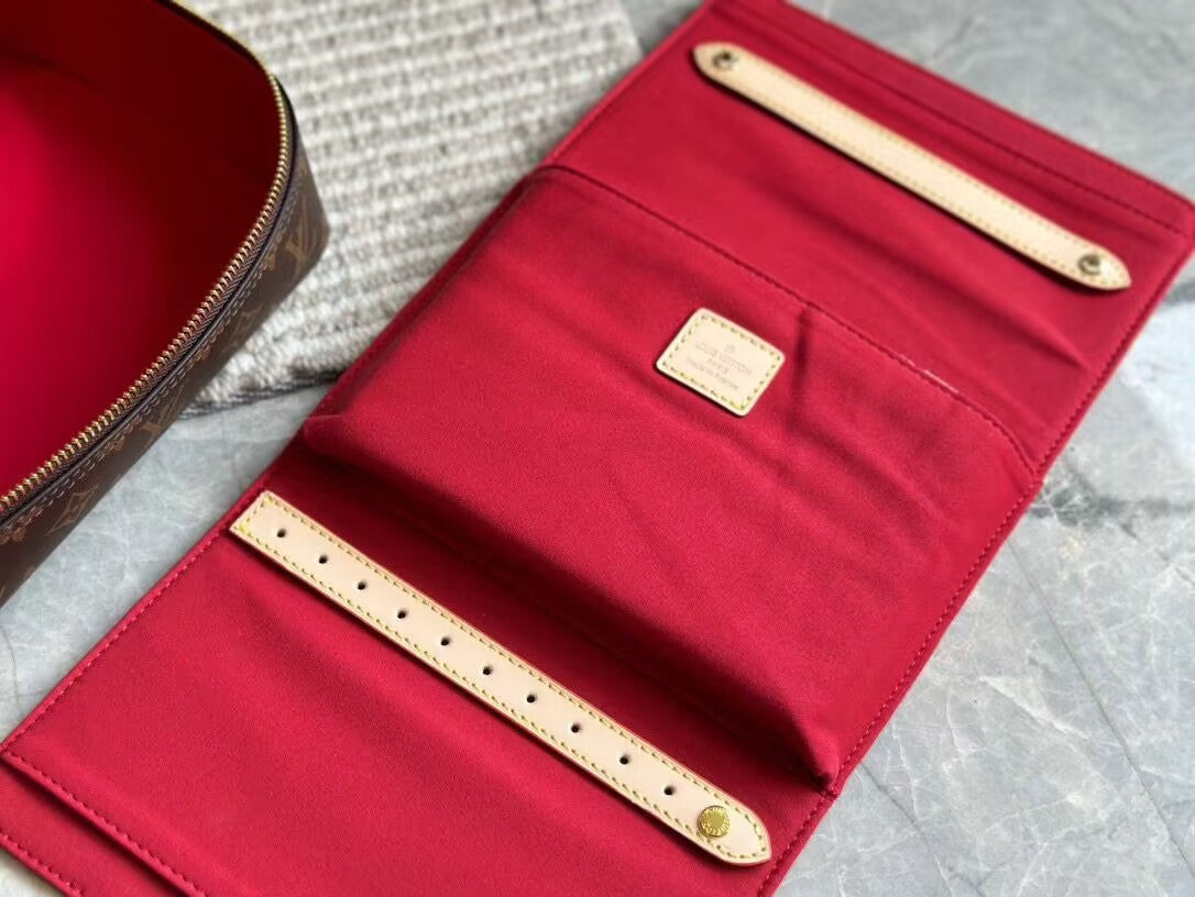 Luxury Monogram Soft Jewelry Case