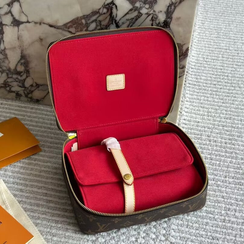 Luxury Monogram Soft Jewelry Case