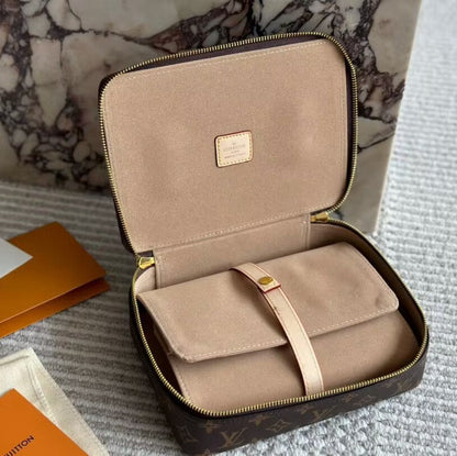 Luxury Monogram Soft Jewelry Case