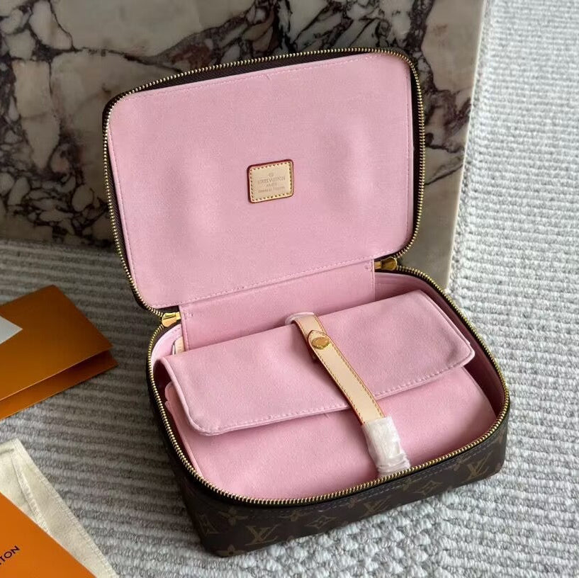Luxury Monogram Soft Jewelry Case