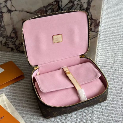 Luxury Monogram Soft Jewelry Case
