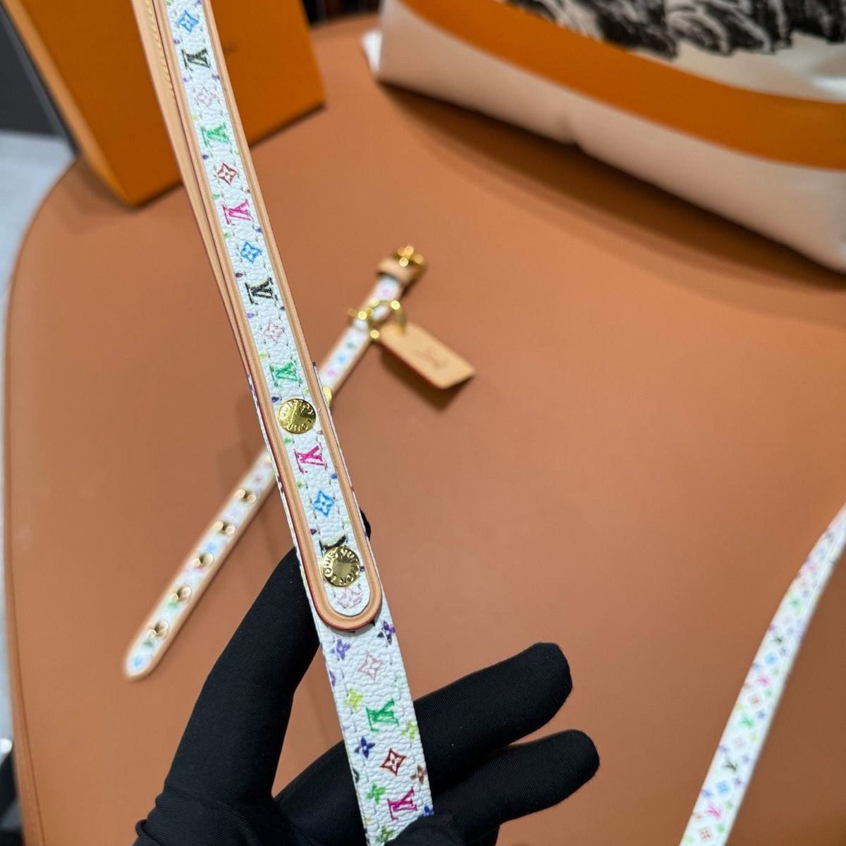 Luxury Pet Collar Leash Set - Multicolored