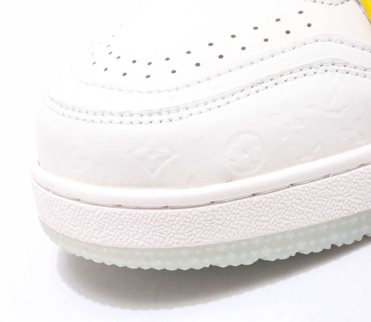 1V Monogram Trainer Sneakers - White