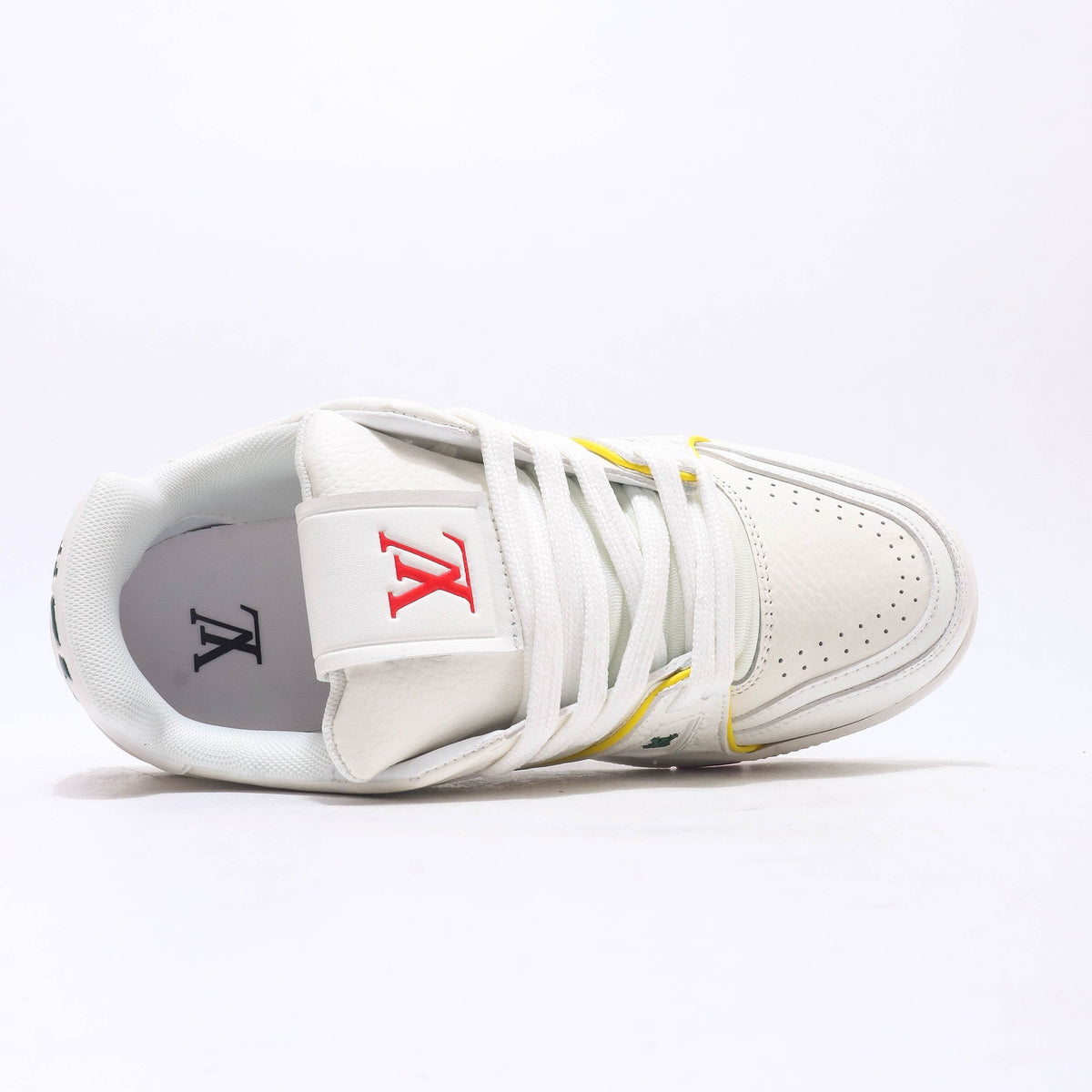 1V Monogram Trainer Sneakers - White