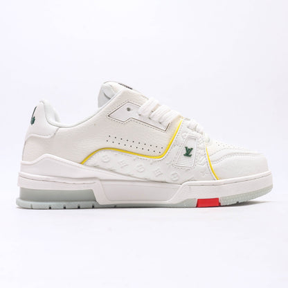 1V Monogram Trainer Sneakers - White