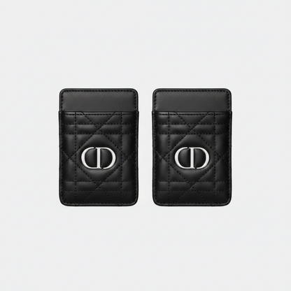 Dior Black Mirror Card Holder