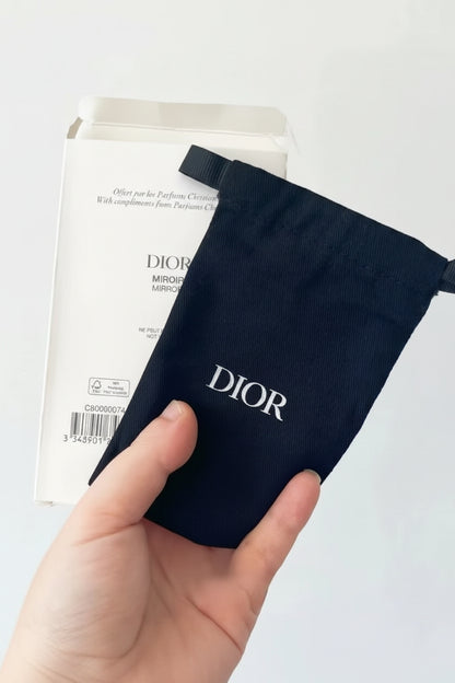 Dior Black Mirror Card Holder