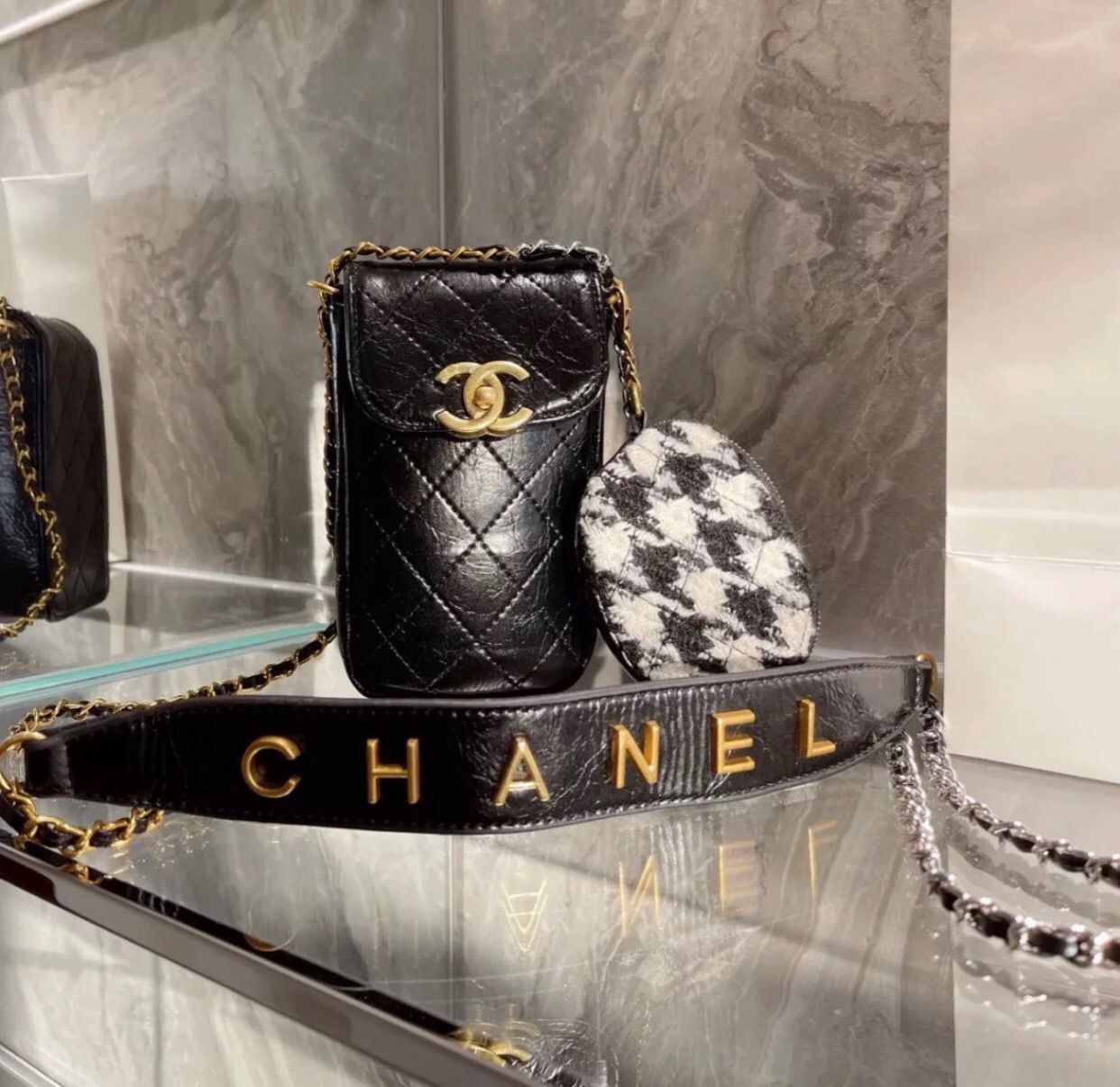 Chanel Beauty Phone Bag with Coin Purse