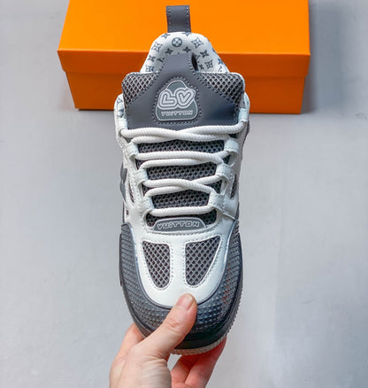 1V 1854 Monogram Skate Sneakers – Grey