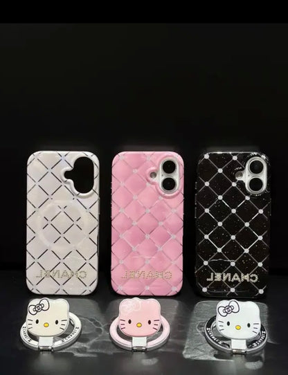 Diamante  Kitty luxe iPhone Case