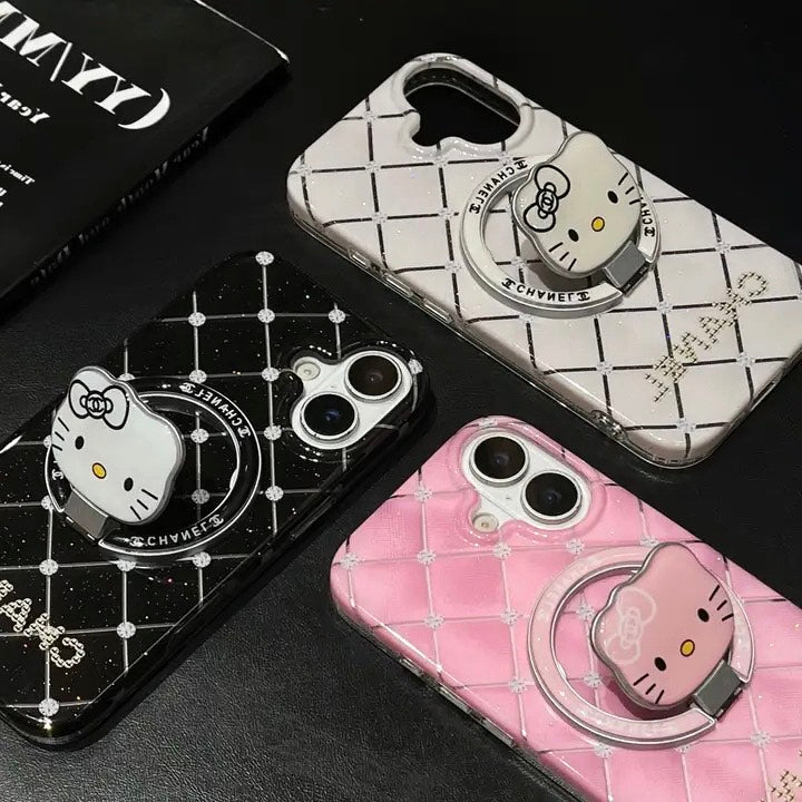 Diamante  Kitty luxe iPhone Case