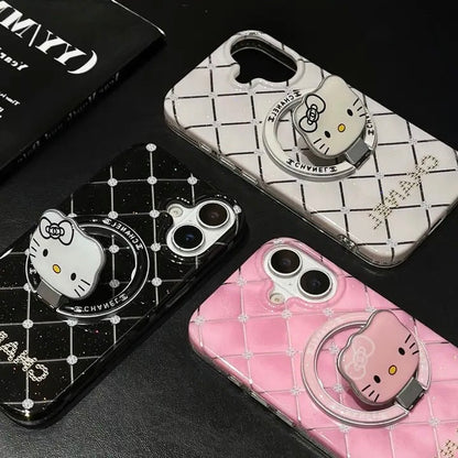 Diamante  Kitty luxe iPhone Case