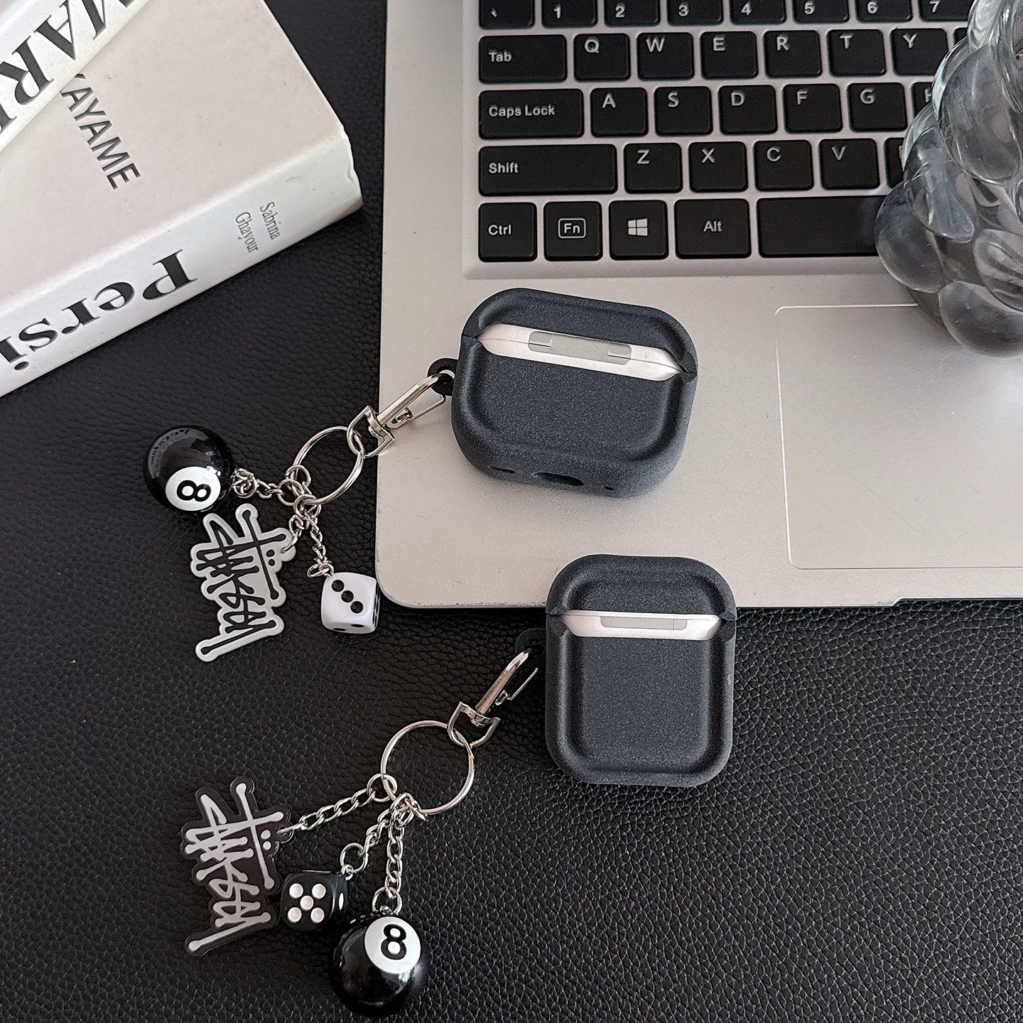Streetwear Logo AirPod Case with Charm