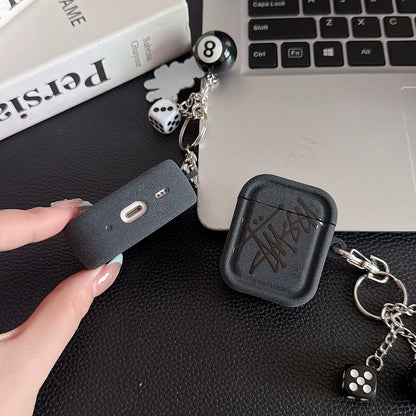 Streetwear Logo AirPod Case with Charm