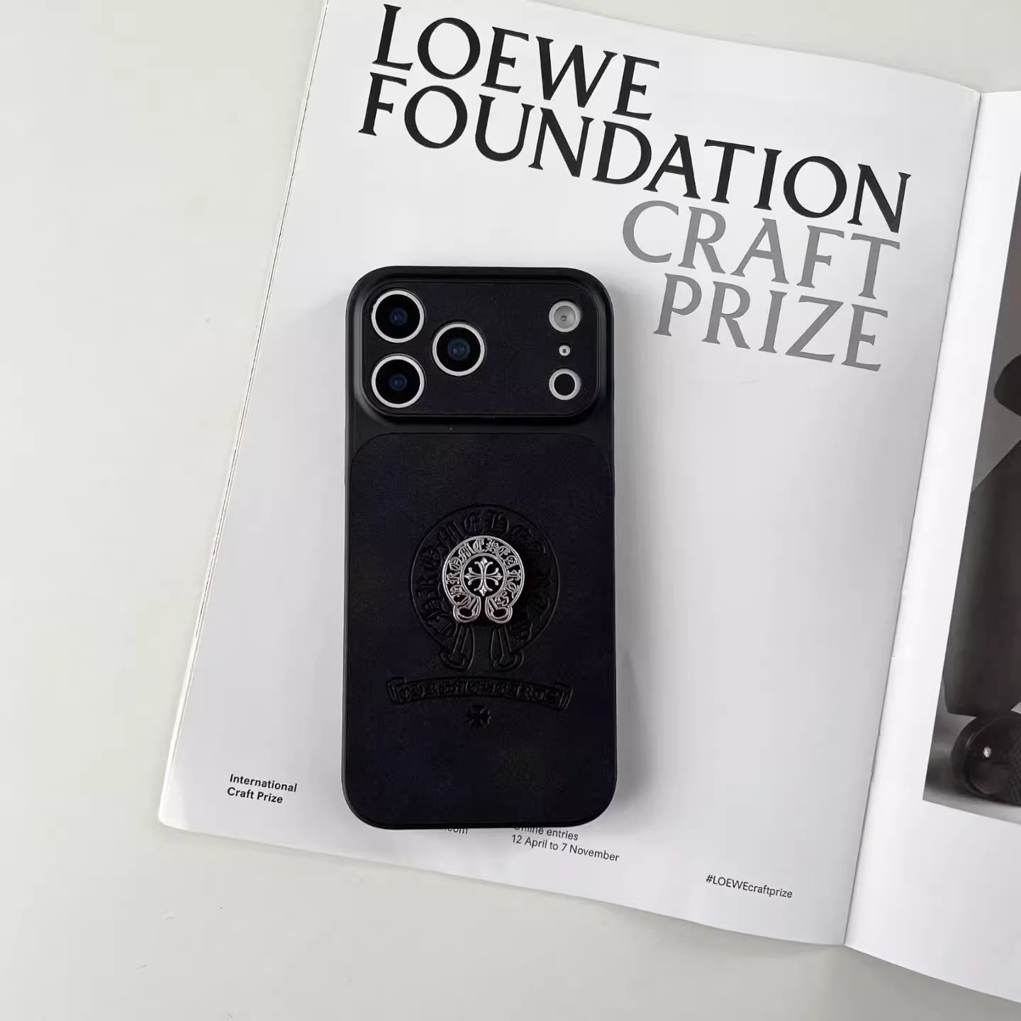 Street Luxe Emblem Case – iPhone 14–17