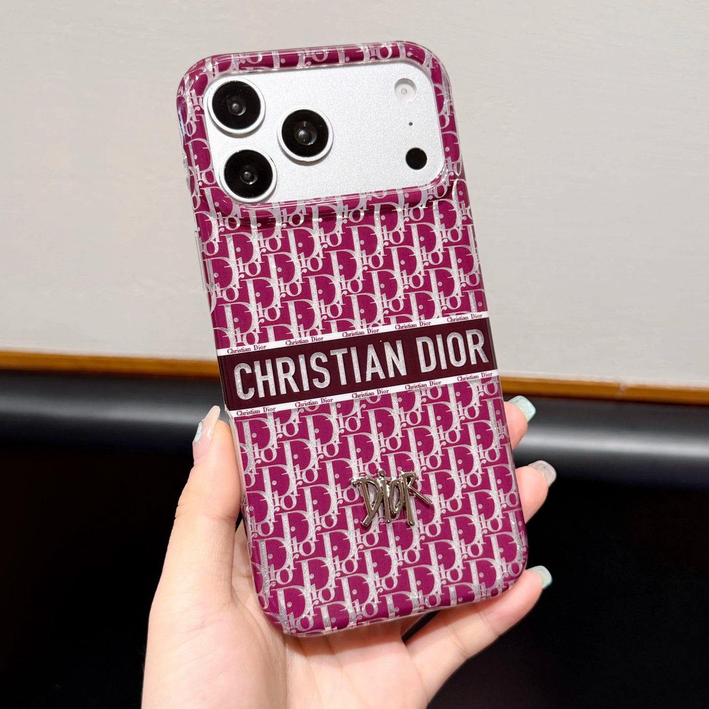 CD Luxury iPhone Case with Logo