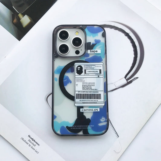 Camo Ape Design MagSafe  iPhone case with grip