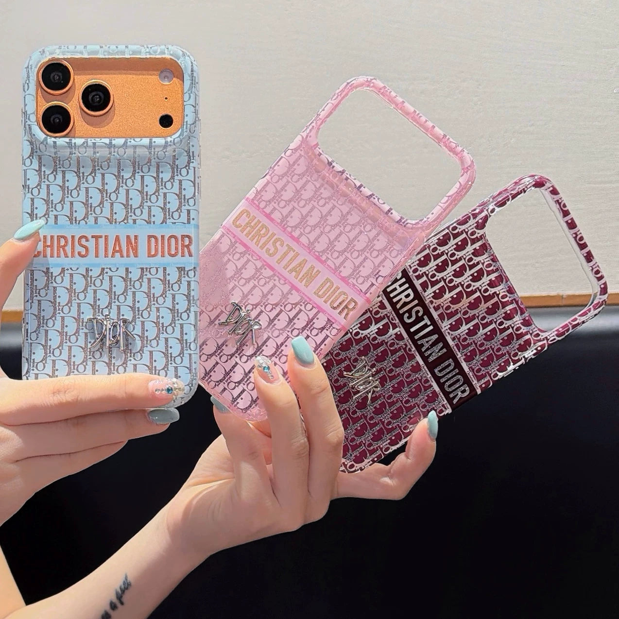 CD Luxury iPhone Case with Logo