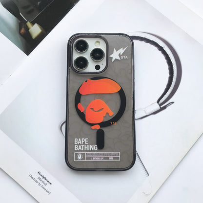 Camo Ape Design MagSafe  iPhone case with grip