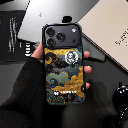 Japanese Ape Wave Design  Puffer Phone Case