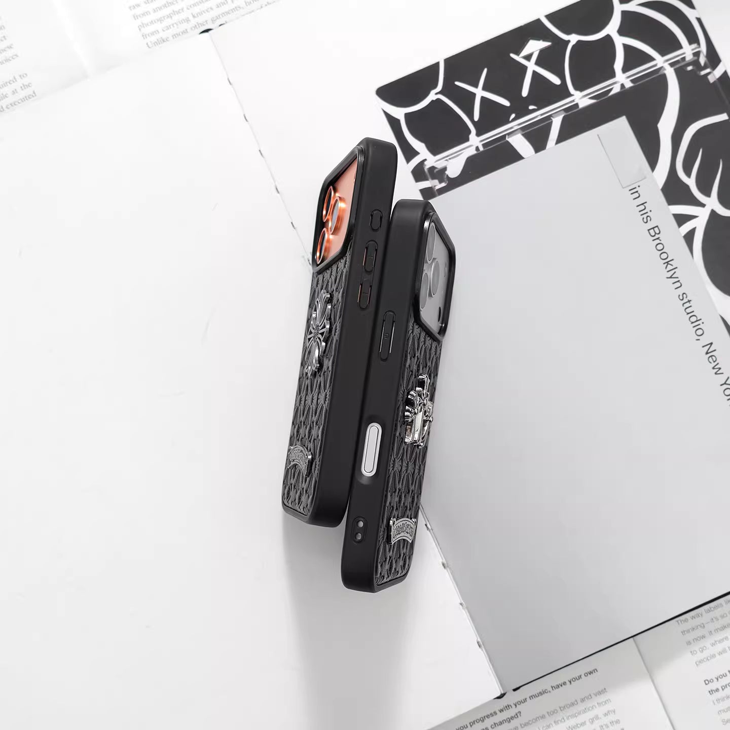 Embossed Cross Textured  iPhone Case