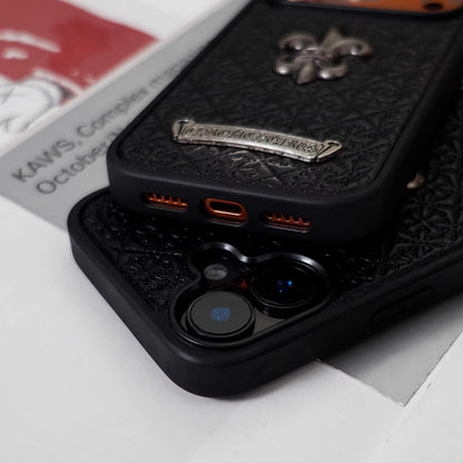 Fleur Emblem Street Embossed Case